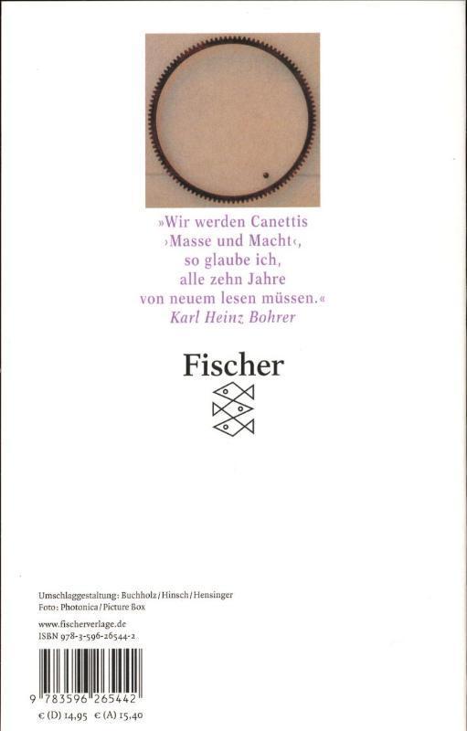Rückseitencover Masse und Macht