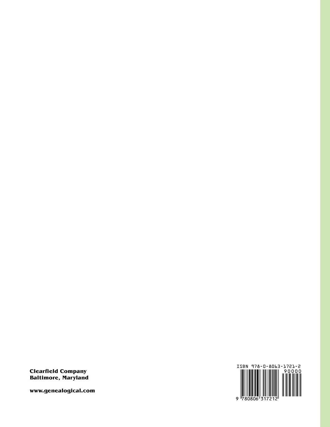 Rückseitencover Virginia Historical Index. in Two Volumes. by E. G. Swem, Librarian of the College of William and Mary. Volume One