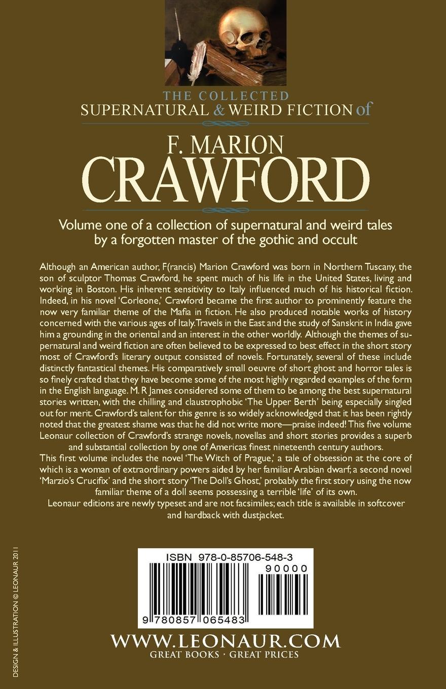 Rückseitencover The Collected Supernatural and Weird Fiction of F. Marion Crawford