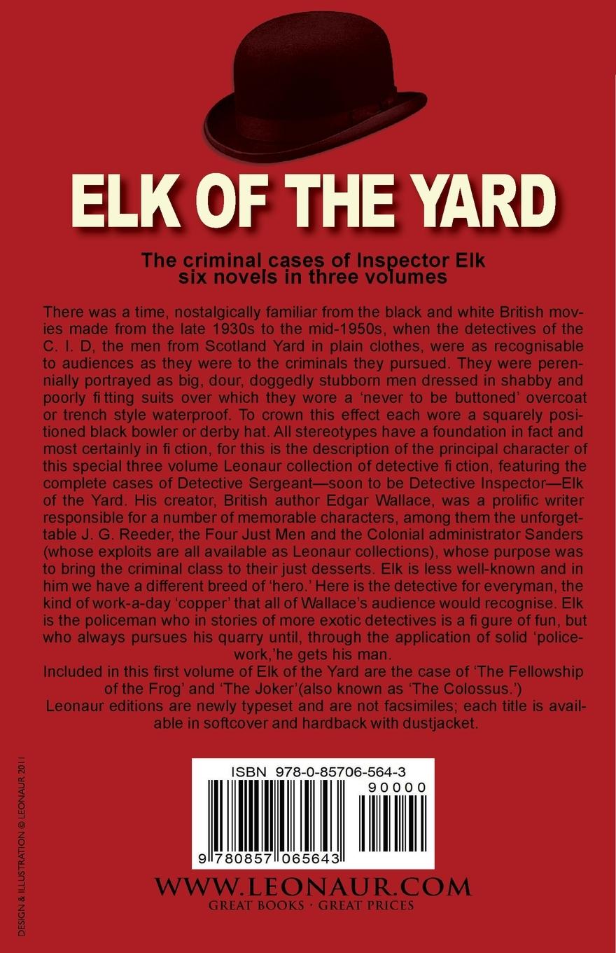 Rückseitencover Elk of the Yard-The Criminal Cases of Inspector Elk