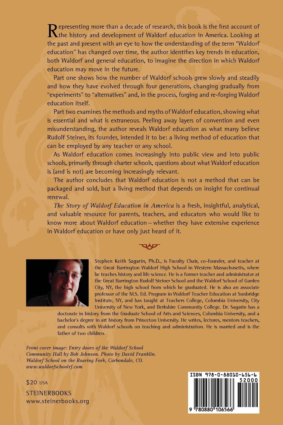 Rückseitencover The Story of Waldorf Education in the United States