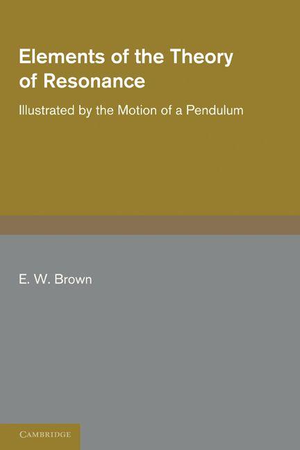 Vorderes Coverbild Elements of the Theory of Resonance