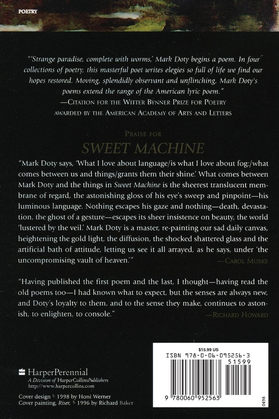 Rückseitencover Sweet Machine