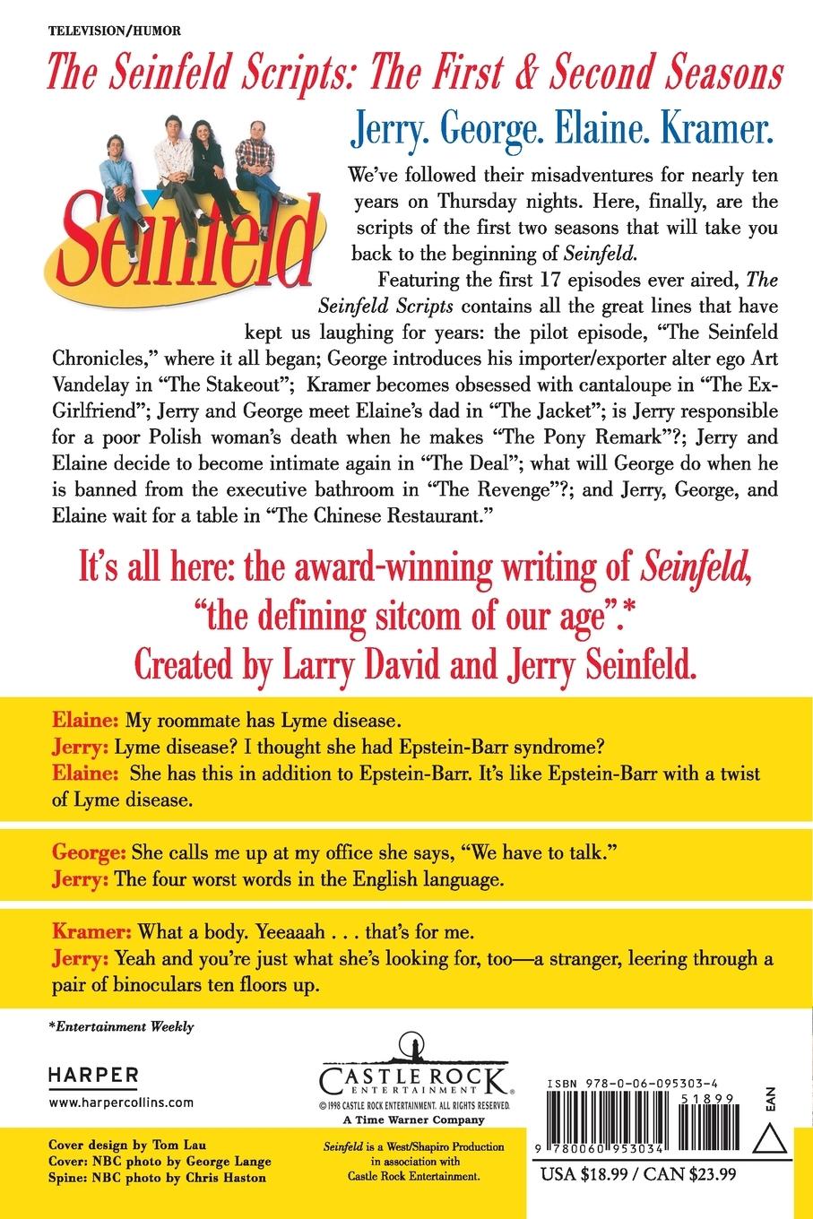 Rückseitencover The Seinfeld Scripts