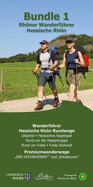 Vorderes Coverbild Bundle 1 Rhöner Wanderführer Hessische Rhön