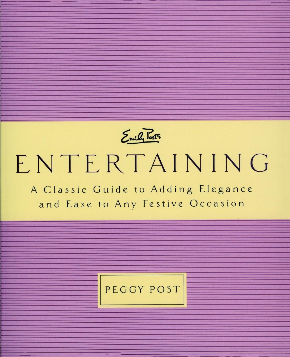 Vorderes Coverbild Emily Post's Entertaining