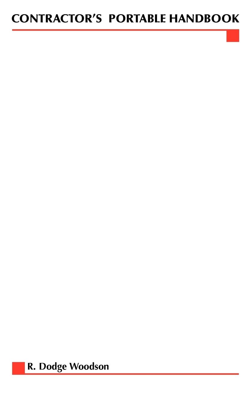 Vorderes Coverbild Contractor's Portable Handbook