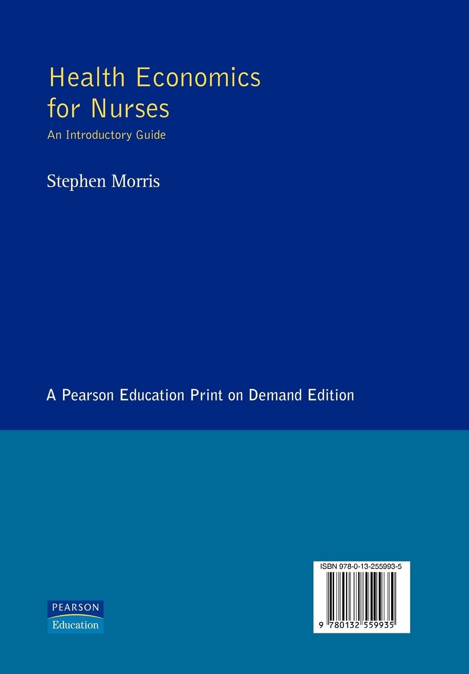 Rückseitencover Health Economics For Nurses