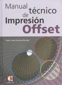 Vorderes Coverbild Manual técnico de impresión Offset