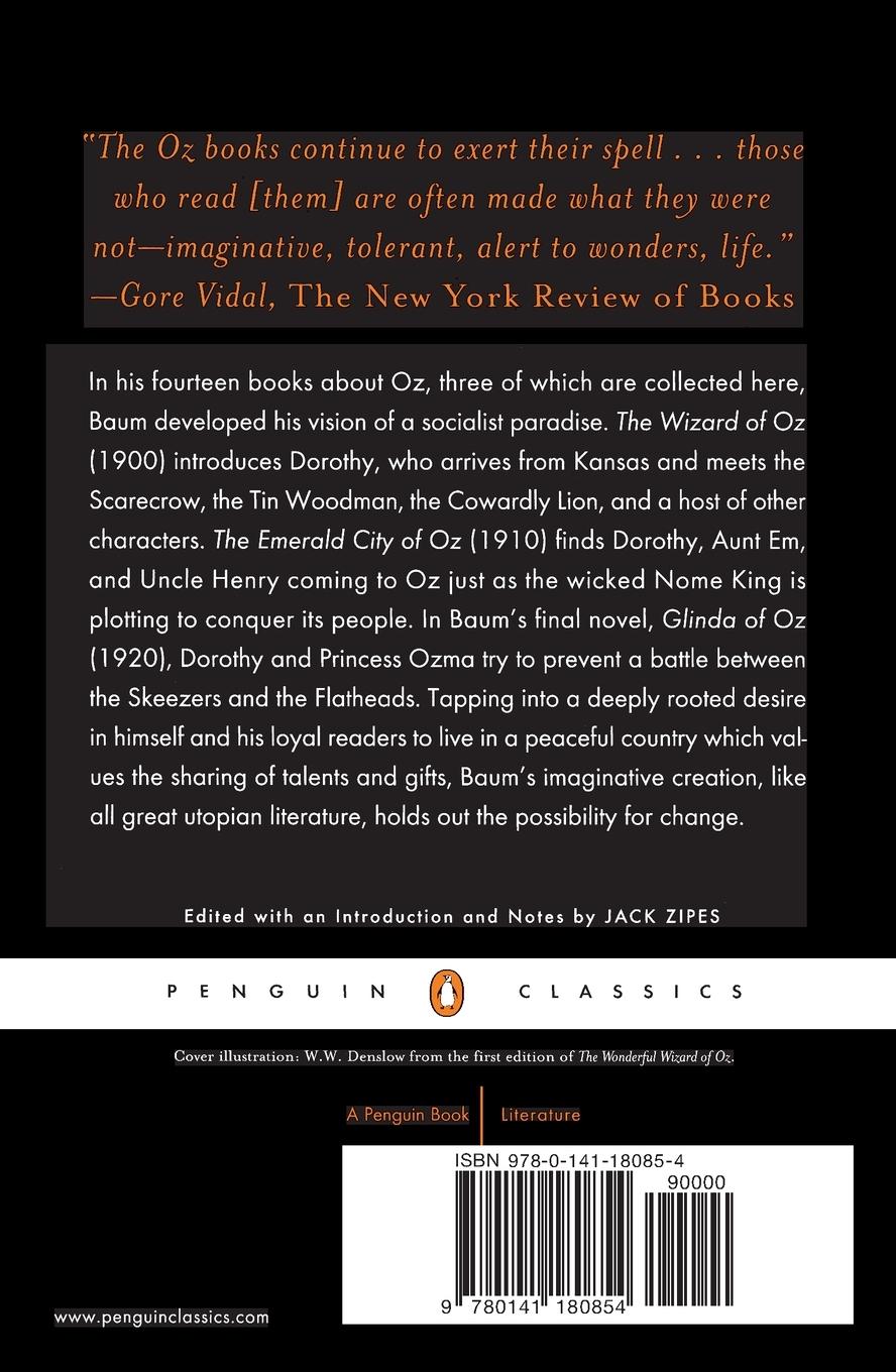 Rückseitencover The Wonderful World of Oz