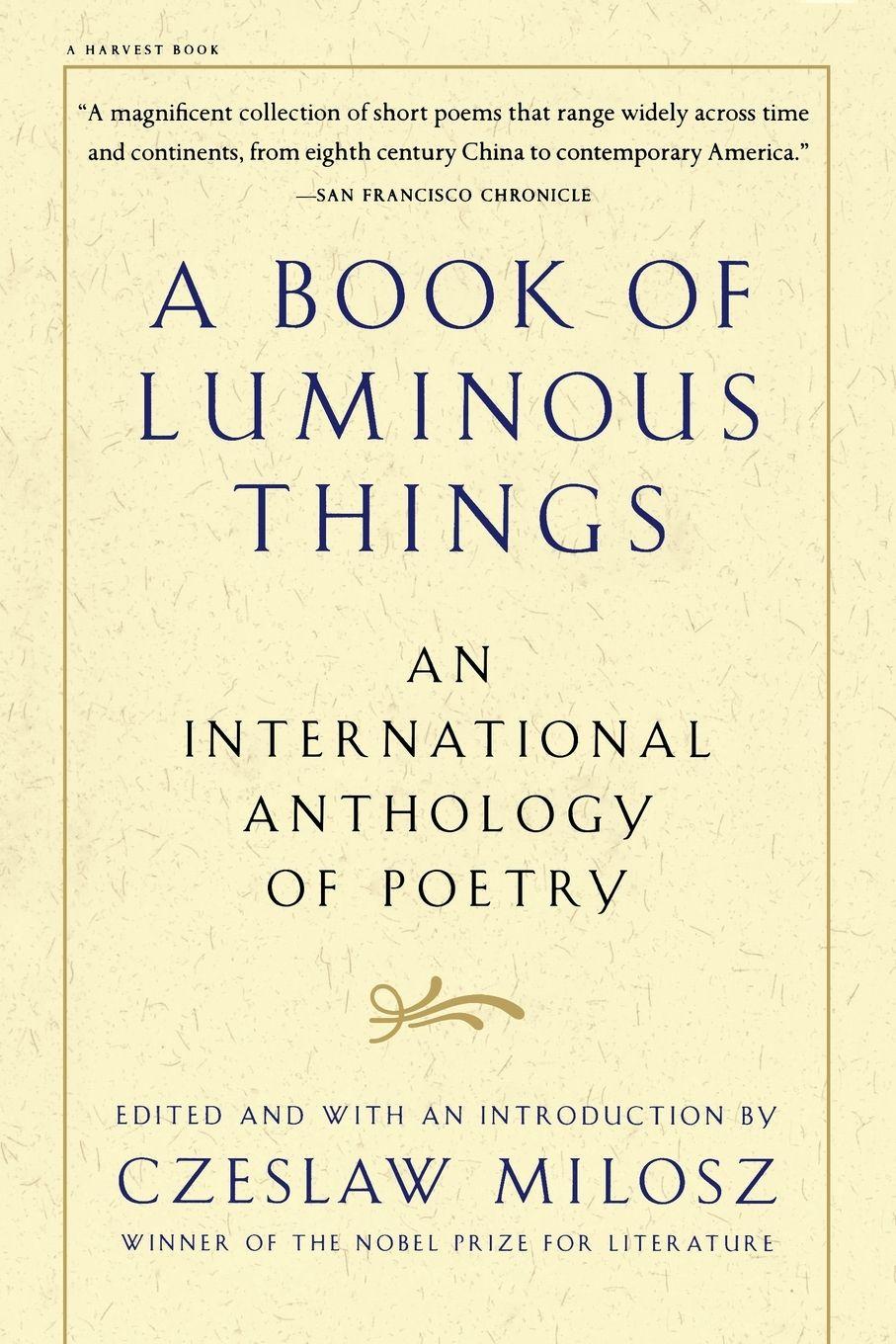 Vorderes Coverbild Book of Luminous Things
