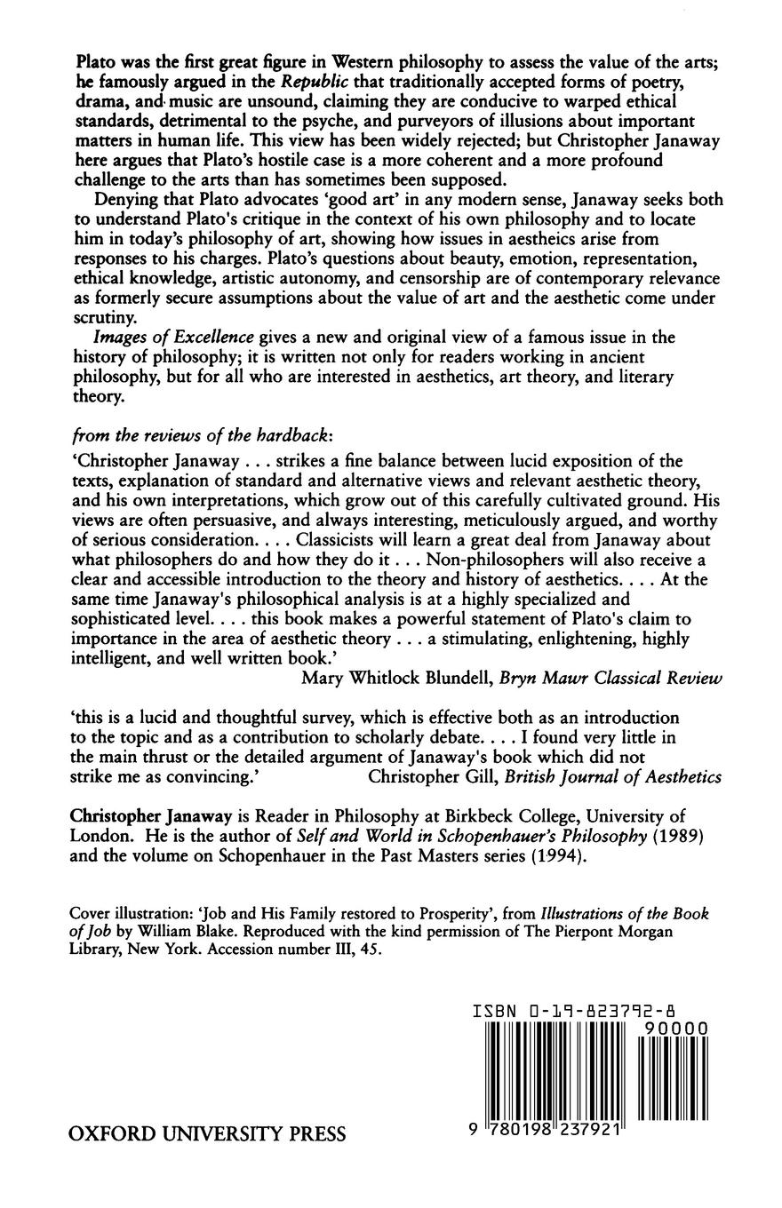 Rückseitencover Images of Excellence