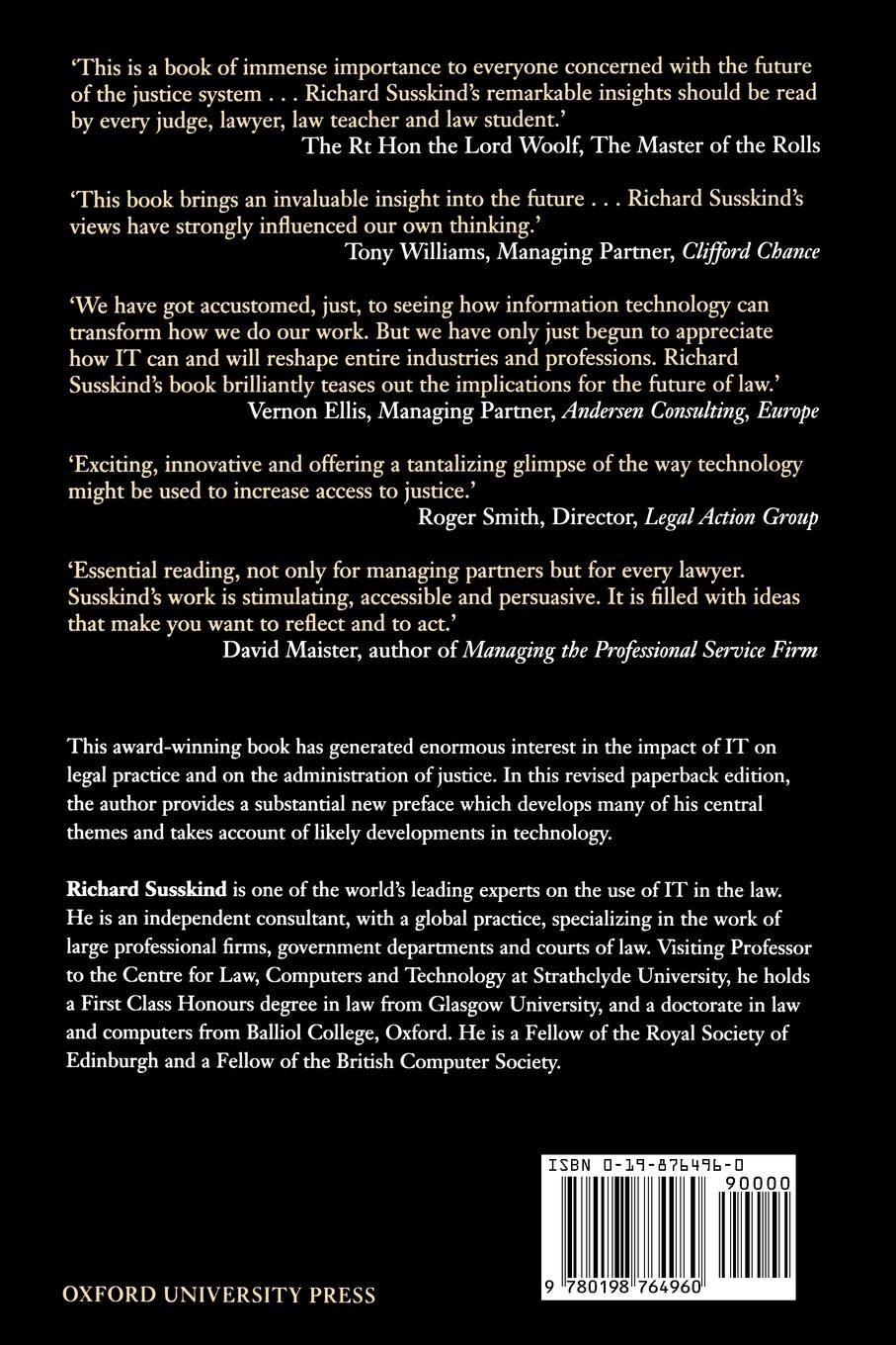 Rückseitencover The Future of Law