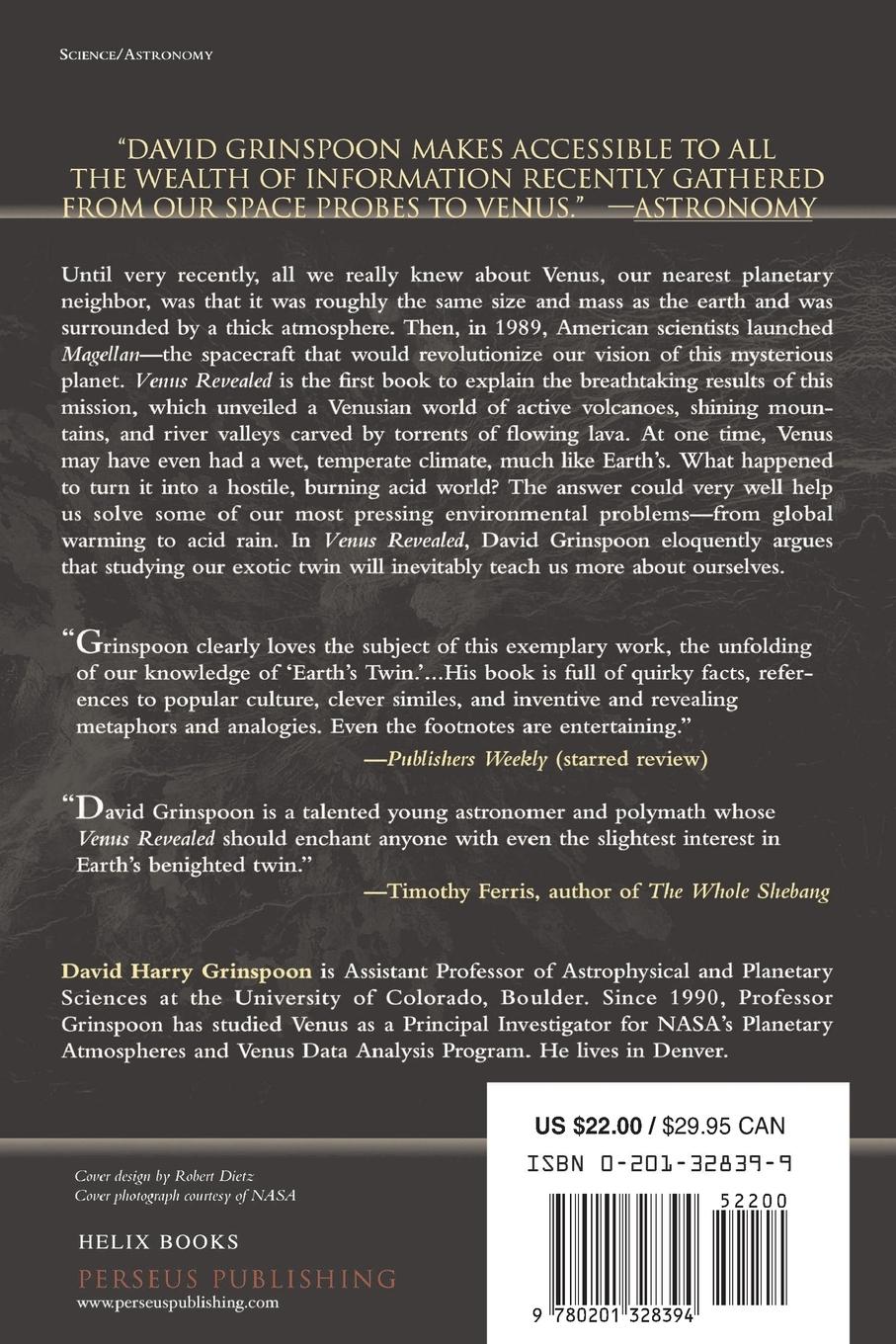 Rückseitencover Venus Revealed
