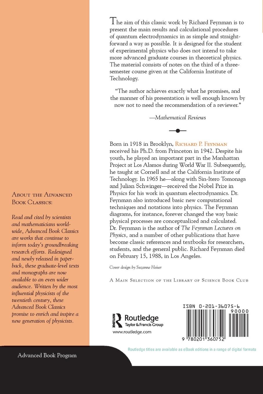 Rückseitencover Quantum Electrodynamics