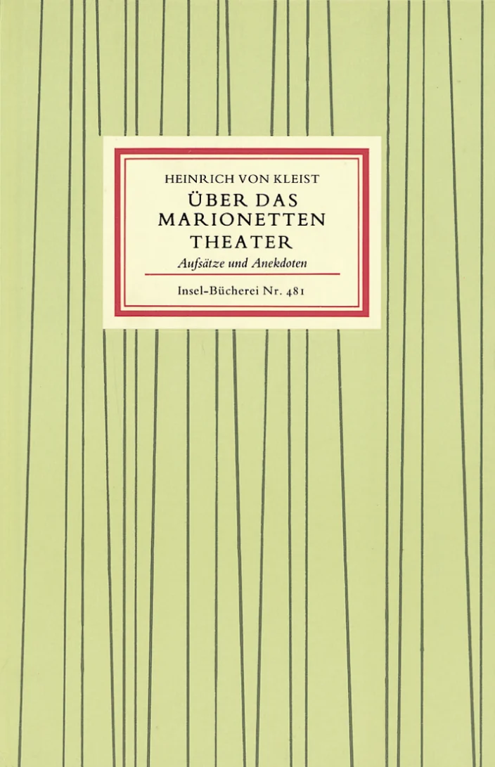 Vorderes Coverbild Über das Marionettentheater