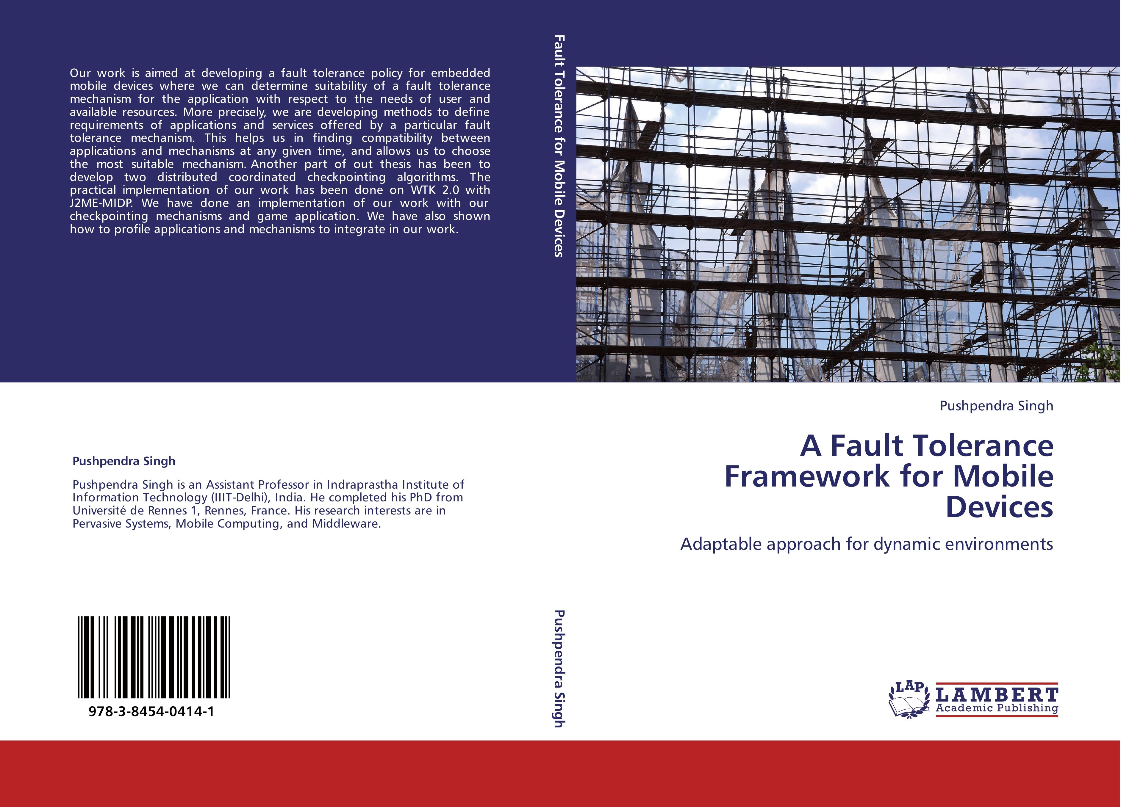 Vorderes Coverbild A Fault Tolerance Framework for Mobile Devices