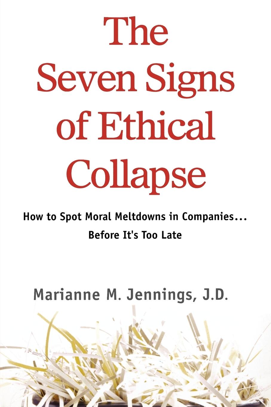 Vorderes Coverbild The Seven Signs of Ethical Collapse