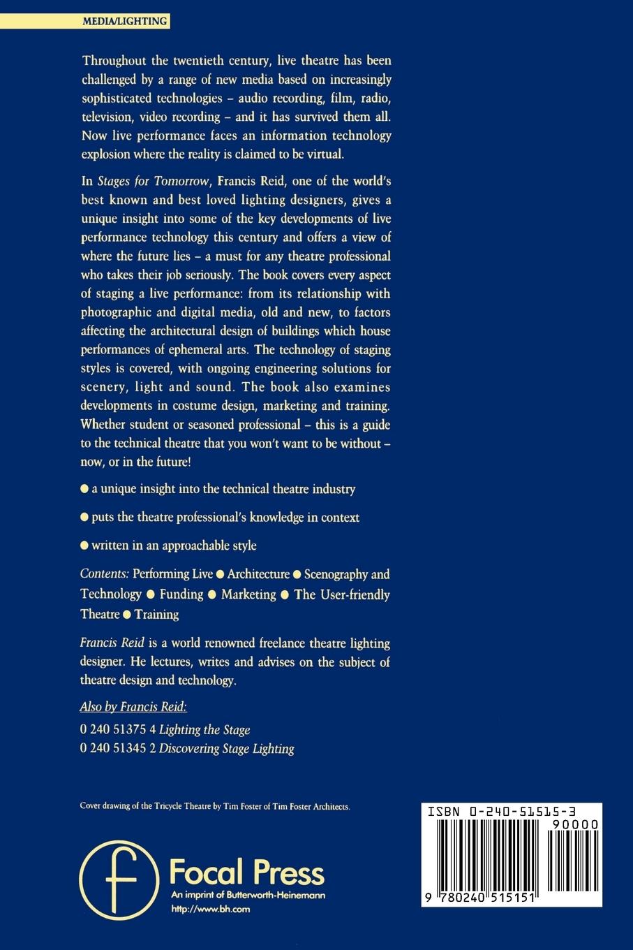 Rückseitencover Stages for Tomorrow