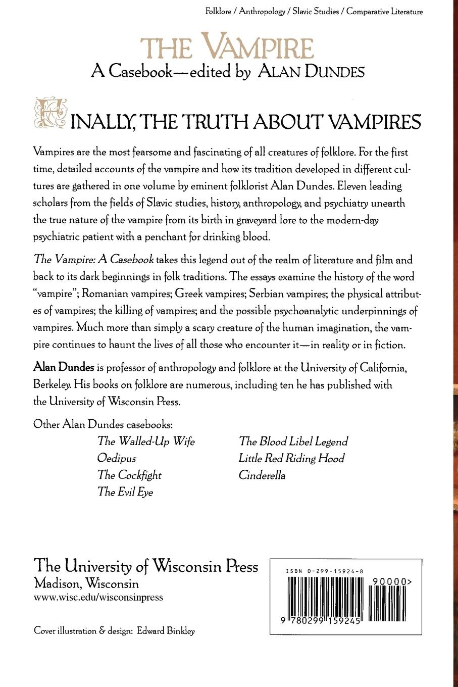 Rückseitencover The Vampire