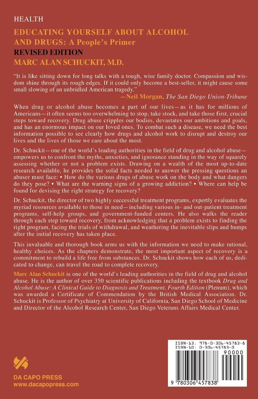 Rückseitencover Educating Yourself about Alcohol and Drugs