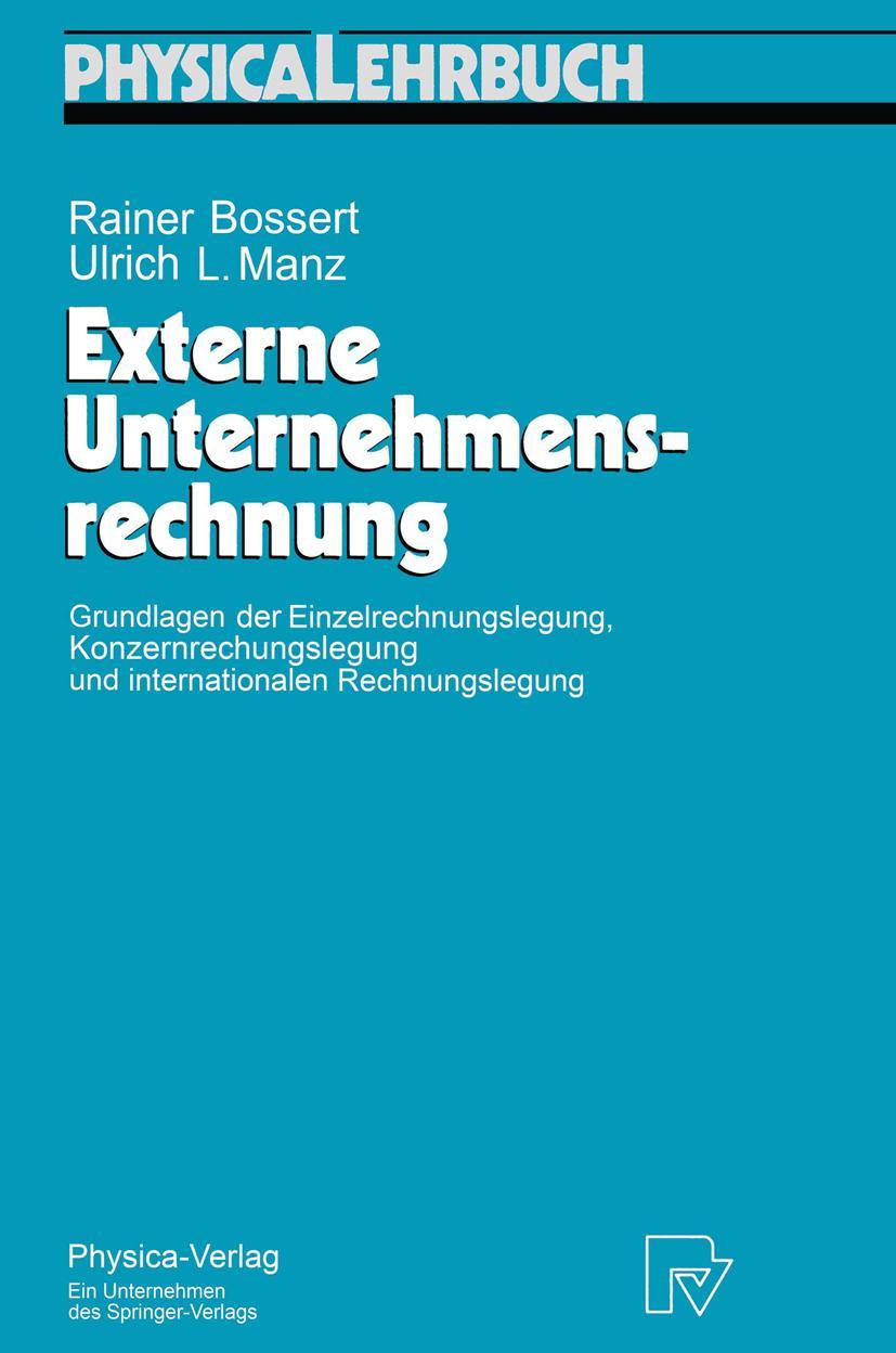 Vorderes Coverbild Externe Unternehmensrechnung