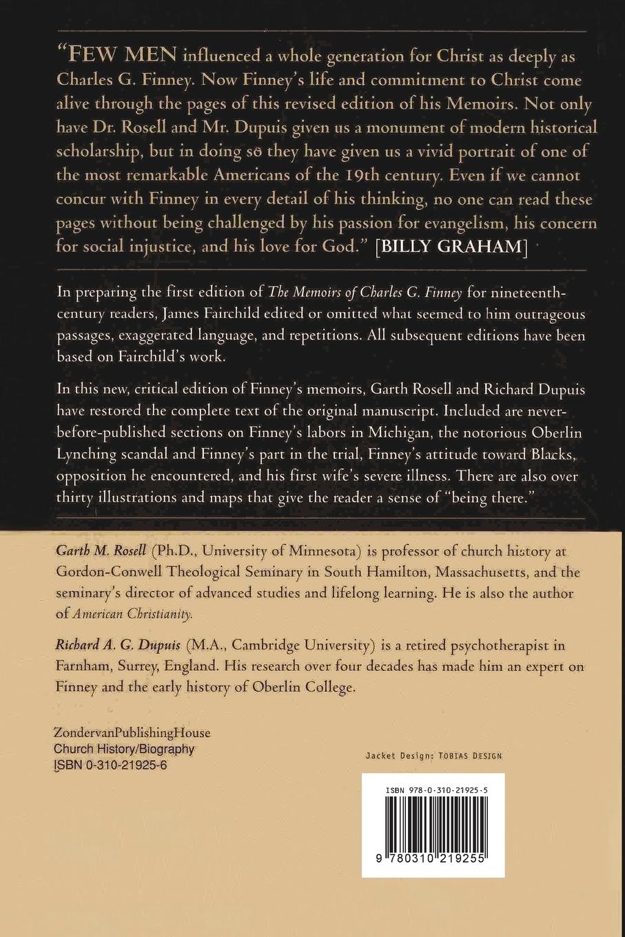 Rückseitencover The Memoirs of Charles G. Finney