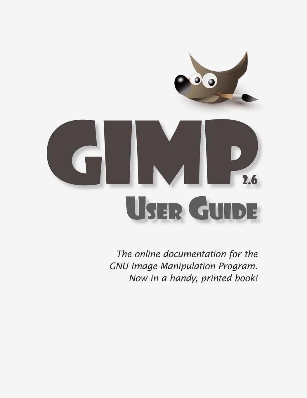 Vorderes Coverbild GIMP User Manual