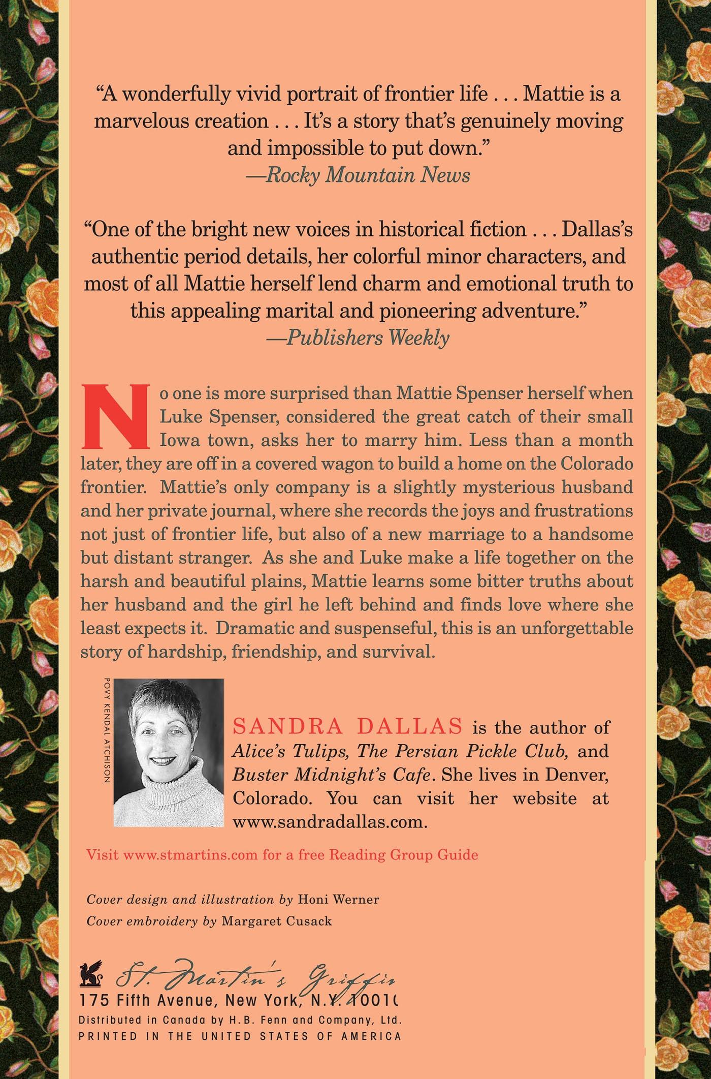 Rückseitencover The Diary of Mattie Spenser