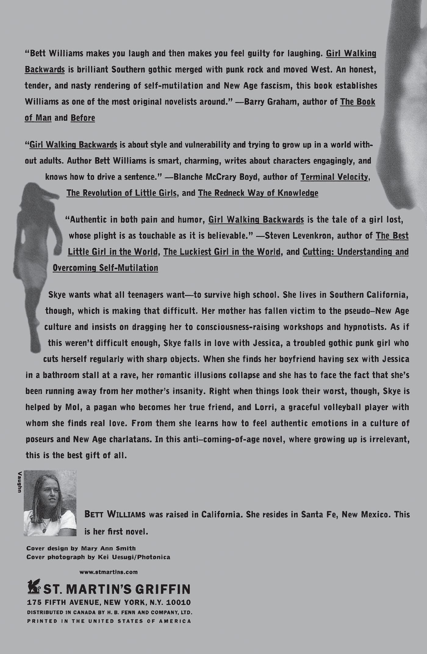 Rückseitencover Girl Walking Backwards