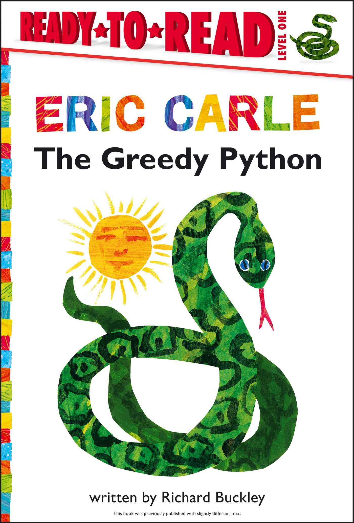 Vorderes Coverbild The Greedy Python/Ready-To-Read Level 1