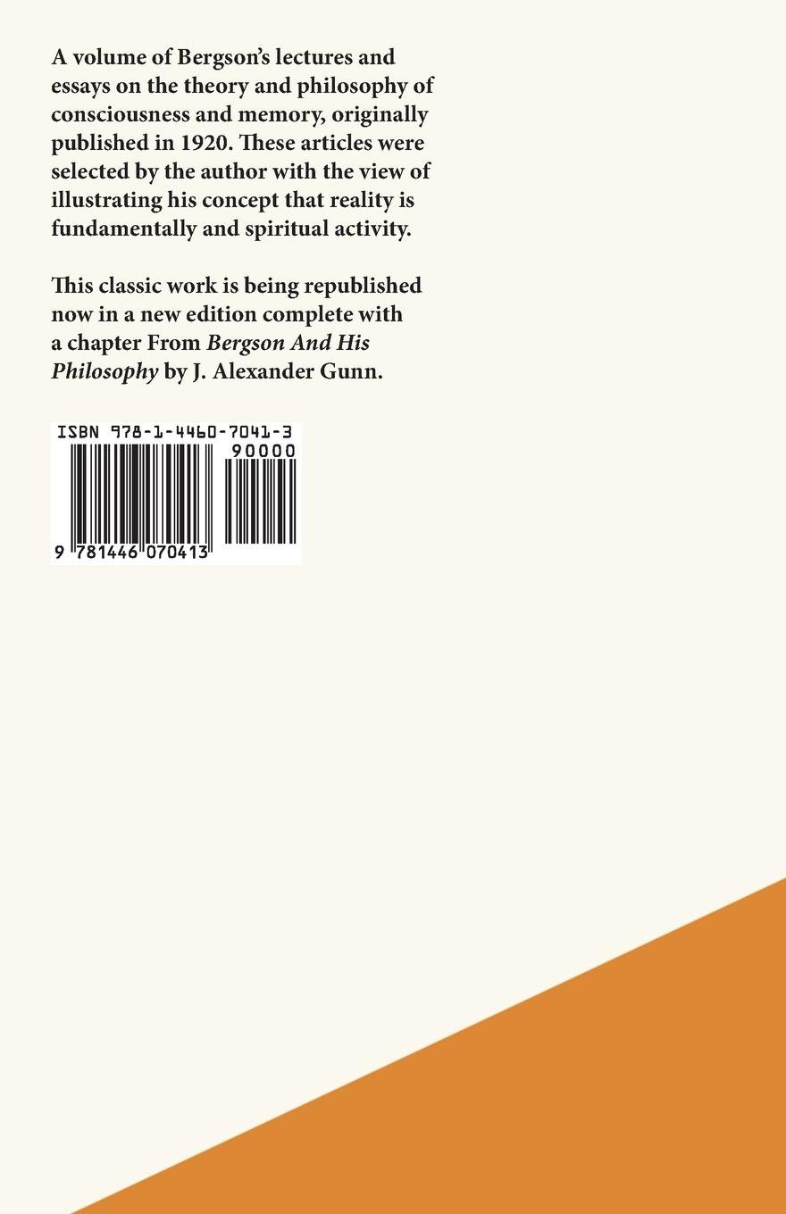 Rückseitencover Mind-Energy - Lectures and Essays