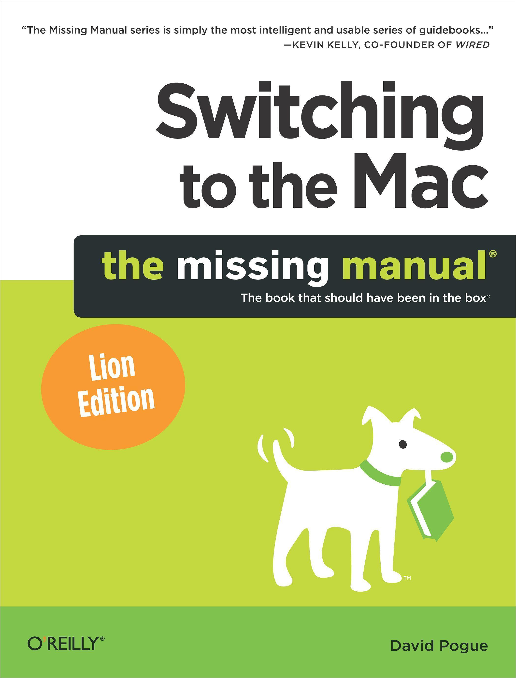 Vorderes Coverbild Switching to the Mac: The Missing Manual, Lion Edition