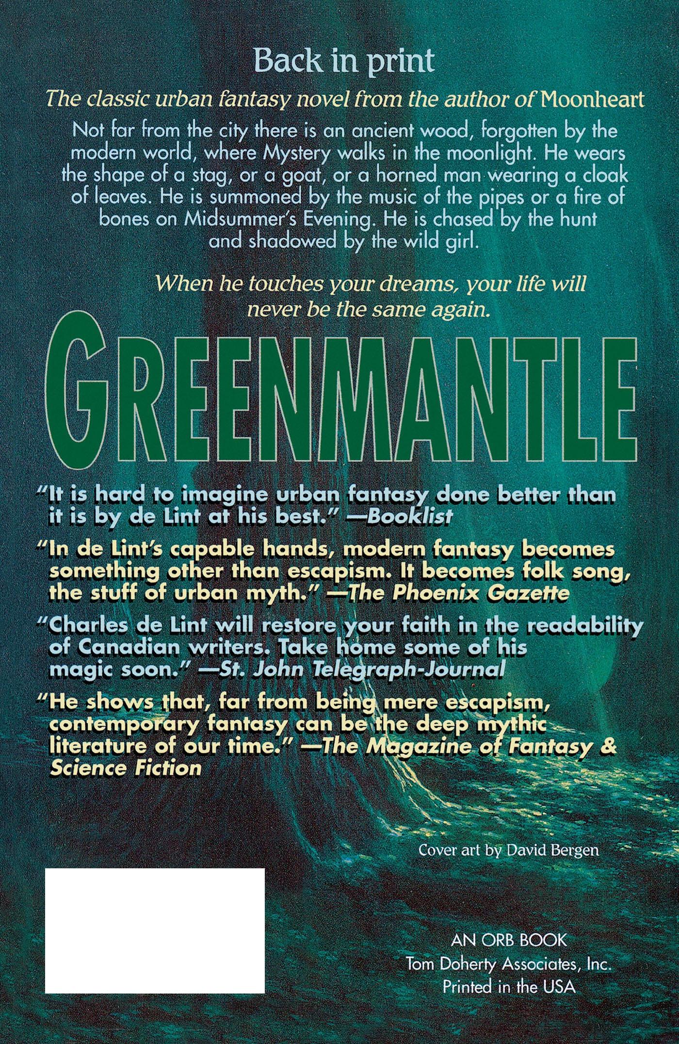 Rückseitencover Greenmantle