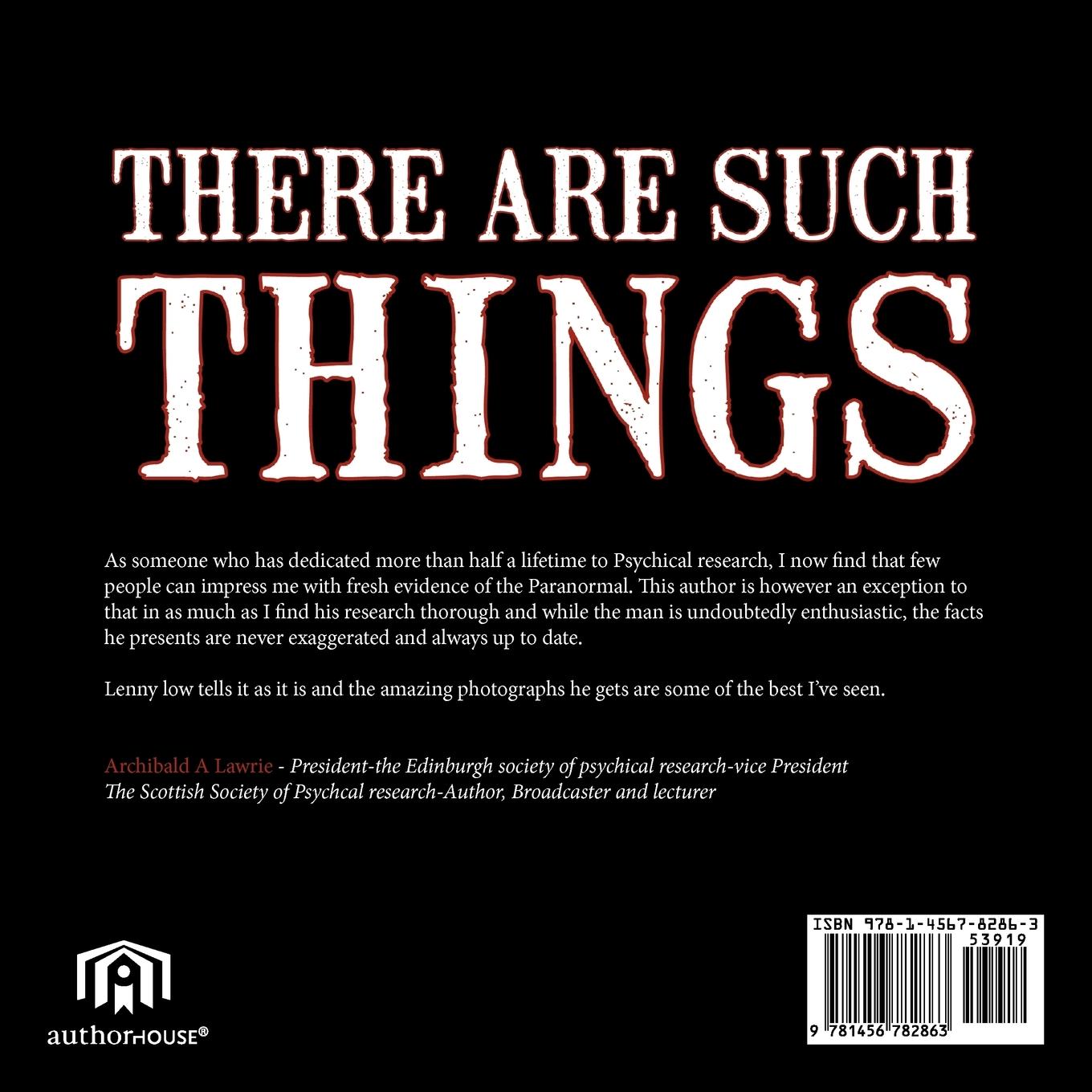 Rückseitencover There Are Such Things