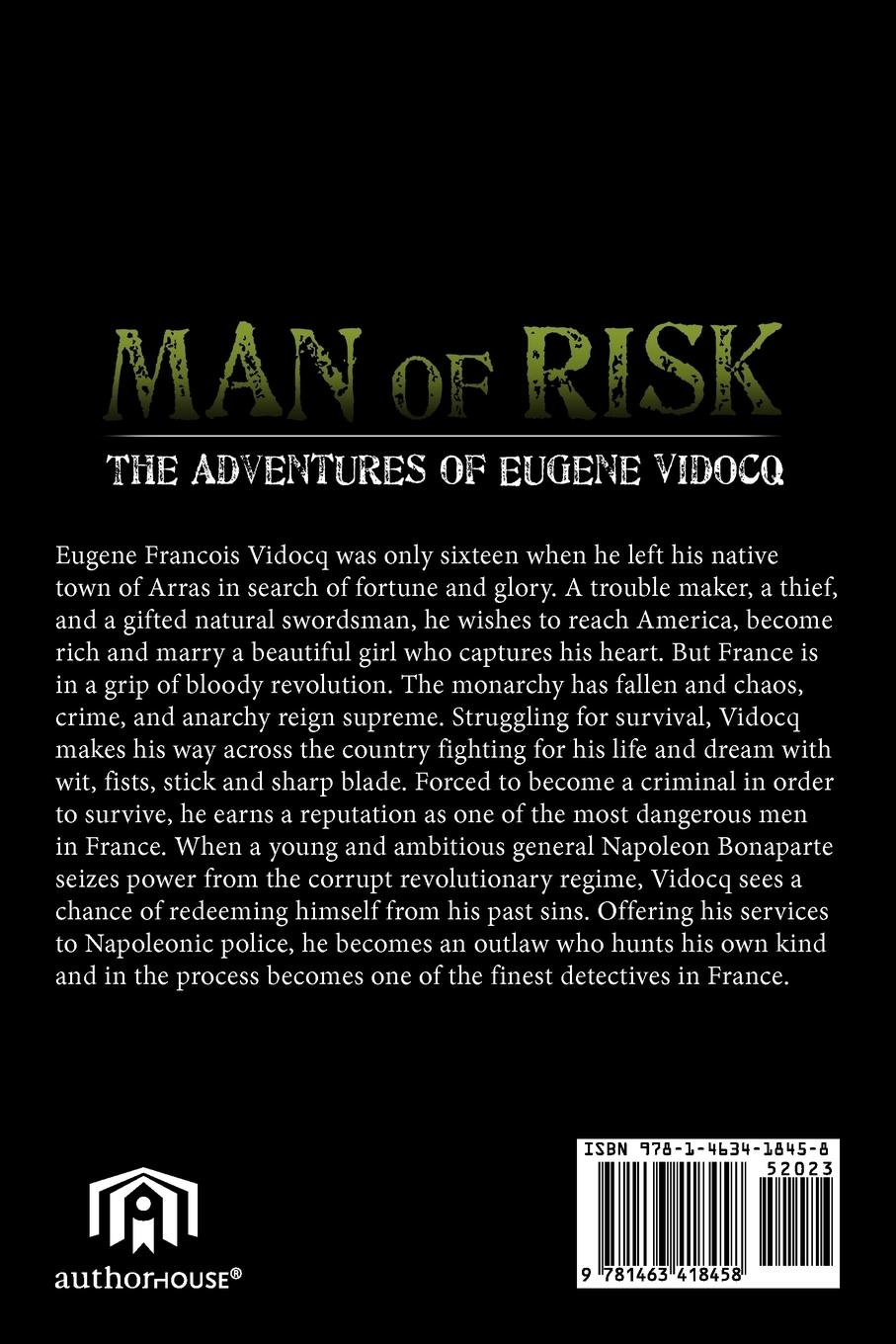 Rückseitencover Man of Risk