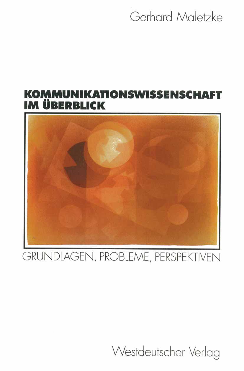 Vorderes Coverbild Kommunikationswissenschaft im Überblick