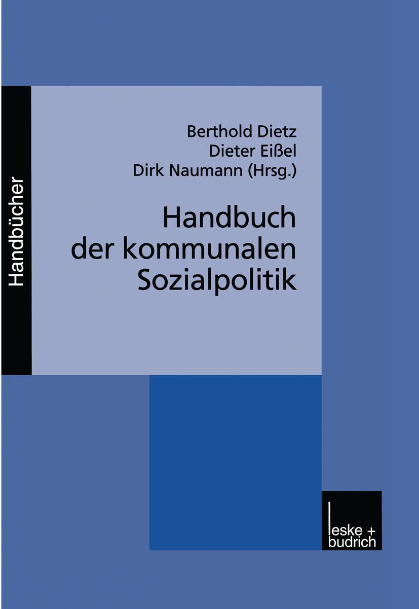 Vorderes Coverbild Handbuch der kommunalen Sozialpolitik