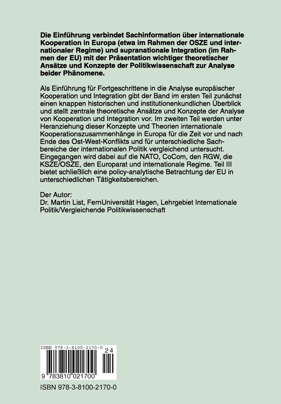 Rückseitencover Baustelle Europa