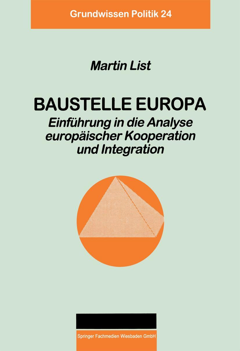 Vorderes Coverbild Baustelle Europa