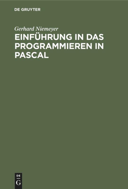 Vorderes Coverbild Einführung in das Programmieren in PASCAL