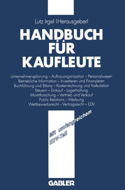 Vorderes Coverbild Handbuch für Kaufleute