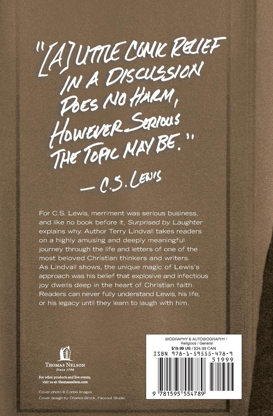 Rückseitencover Surprised by Laughter Revised and Updated