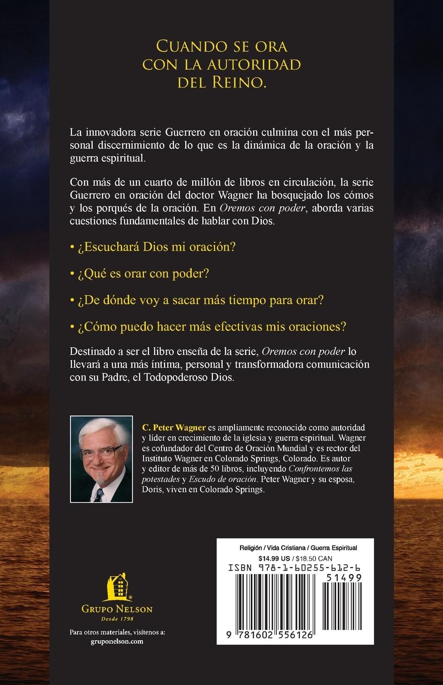 Rückseitencover Los Oremos Con Poder