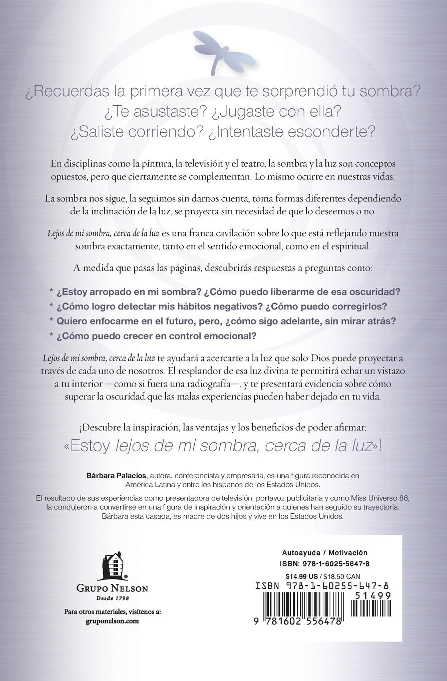 Rückseitencover Los Lejos de Mi Sombra