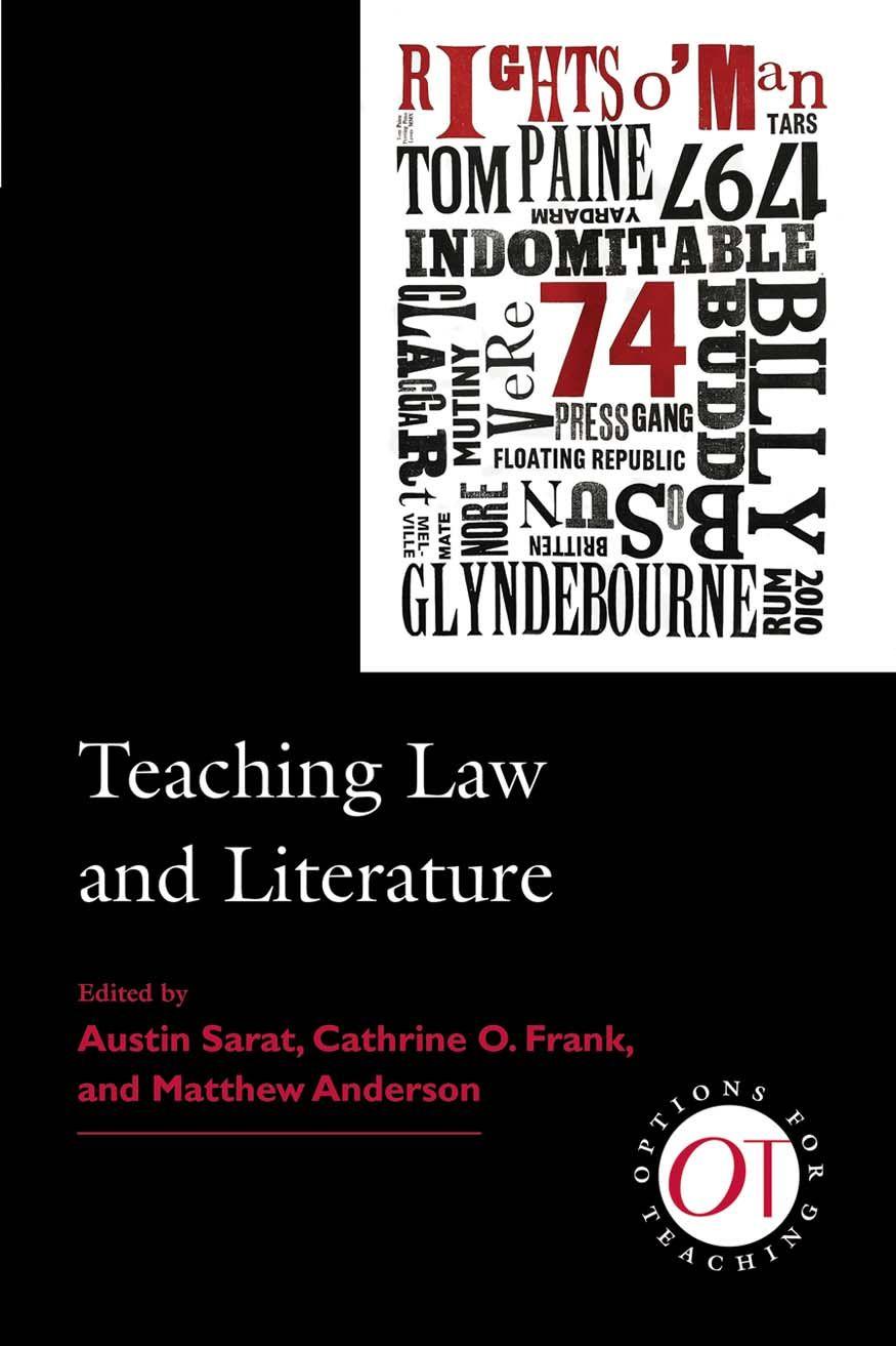 Vorderes Coverbild Teaching Law and Literature