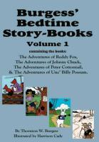Vorderes Coverbild Burgess' Bedtime Story-Books, Vol. 1