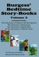Vorderes Coverbild Burgess' Bedtime Story-Books, Vol. 3