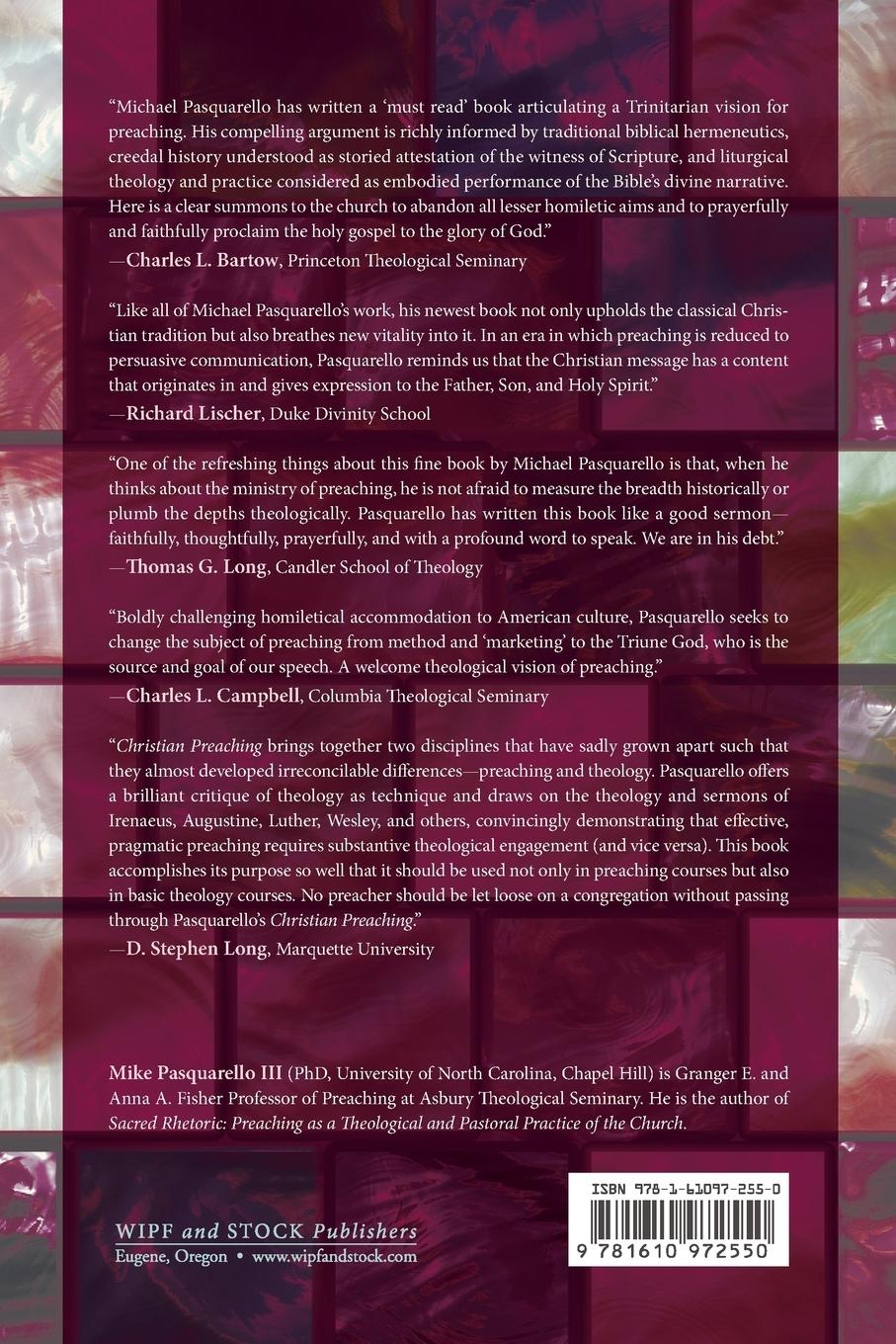 Rückseitencover Christian Preaching