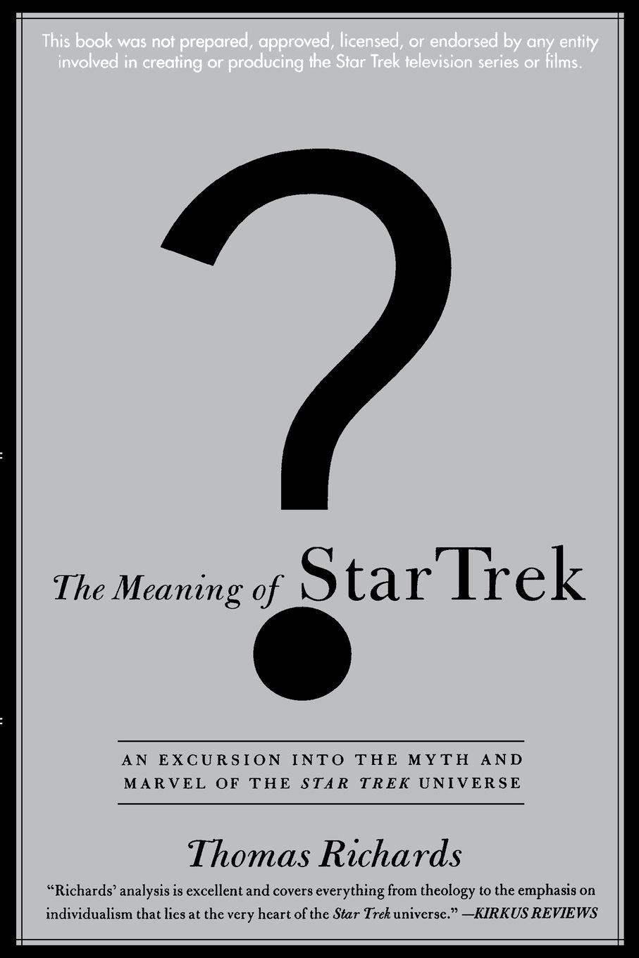 Vorderes Coverbild The Meaning of Star Trek